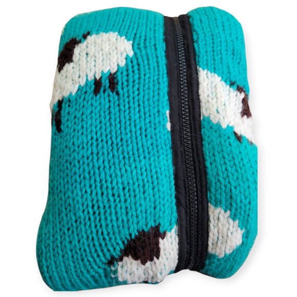 Vintage Full-Zip Sheep Cardigan Handmade L/XL - Picture 8 of 9